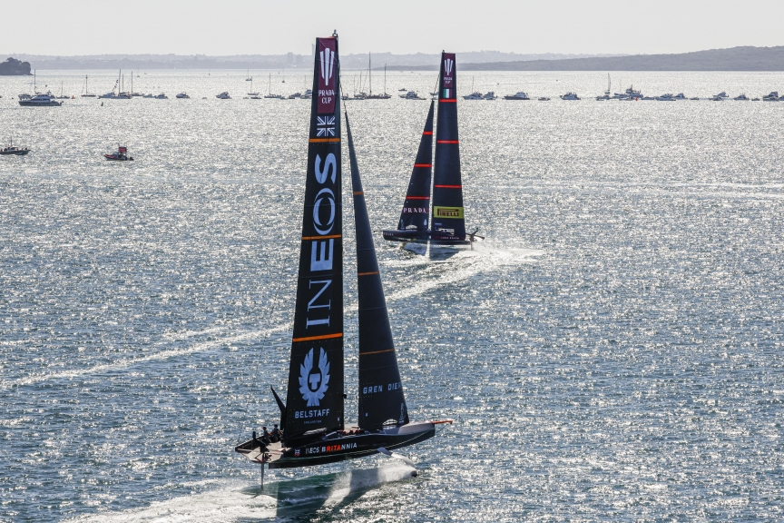 Luna Rossa e Ineos, giornata in pareggio